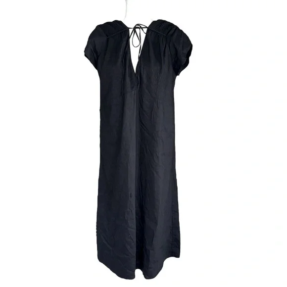 princess polly baby blue dress Black Smocked Dress main image 1